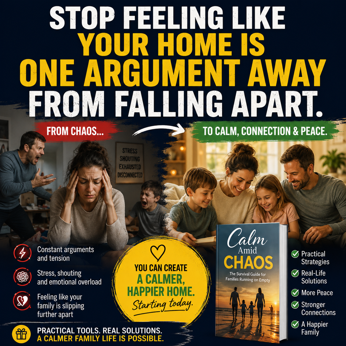 Stop Feeling Like Your Home Is One Argument Away From Falling Apart.