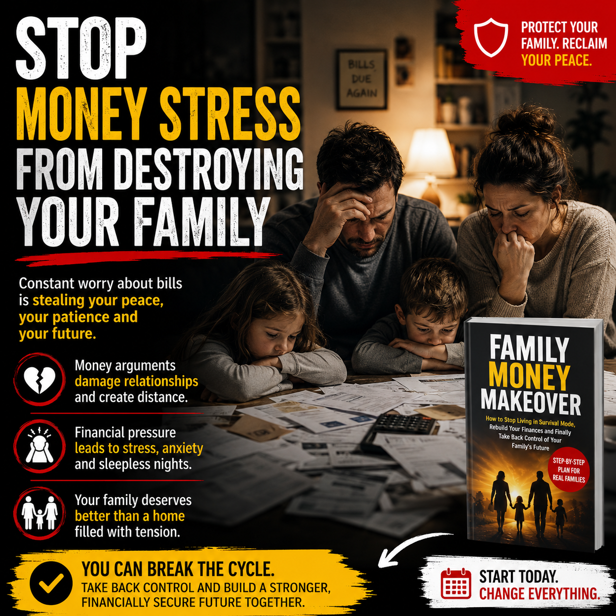 Family Money Makeover – How to Stop Living in Survival Mode, Rebuild Your Finances, and Finally Take Back Control of Your Family’s Future
